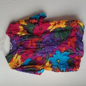 VTG Gitano 90's blouse with bright bold colors